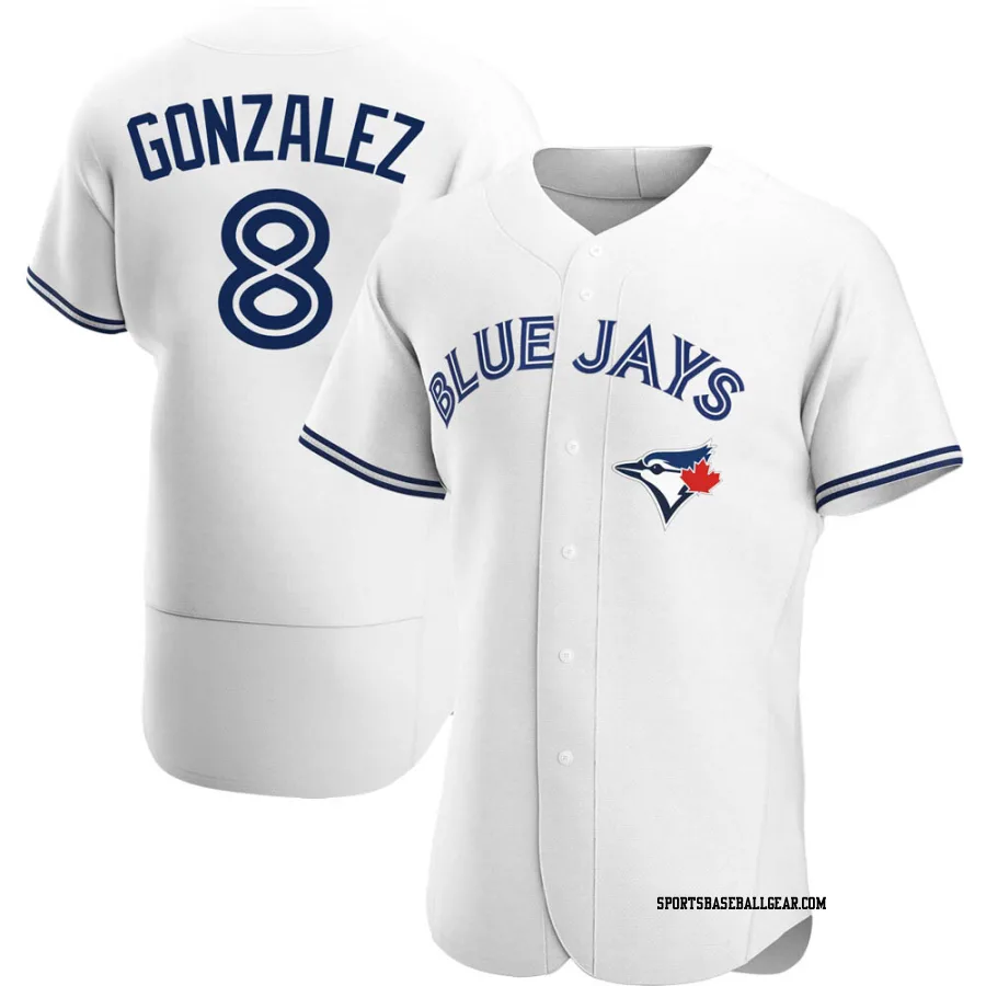 Alex Gonzalez Men's Toronto Blue Jays White Authentic Home Jersey