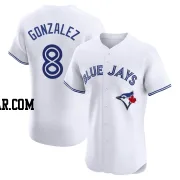 Alex Gonzalez Men's Toronto Blue Jays White Elite Home Jersey