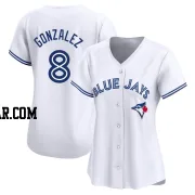 Alex Gonzalez Women's Toronto Blue Jays White Limited Home Jersey