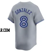 Alex Gonzalez Youth Toronto Blue Jays Gray Limited Away Jersey