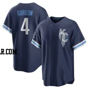 Alex Gordon Men's Kansas City Royals Navy Replica 2022 City Connect Jersey