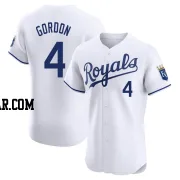 Alex Gordon Men's Kansas City Royals White Elite Home Jersey