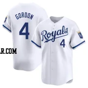 Alex Gordon Men's Kansas City Royals White Limited Home Jersey