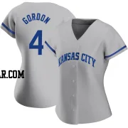 Alex Gordon Women's Kansas City Royals Gray Authentic 2022 Road Jersey