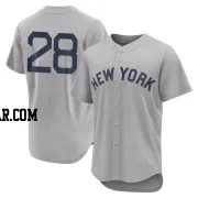 Alex Jackson Men's New York Yankees Gray Authentic 2021 Field of Dreams Jersey