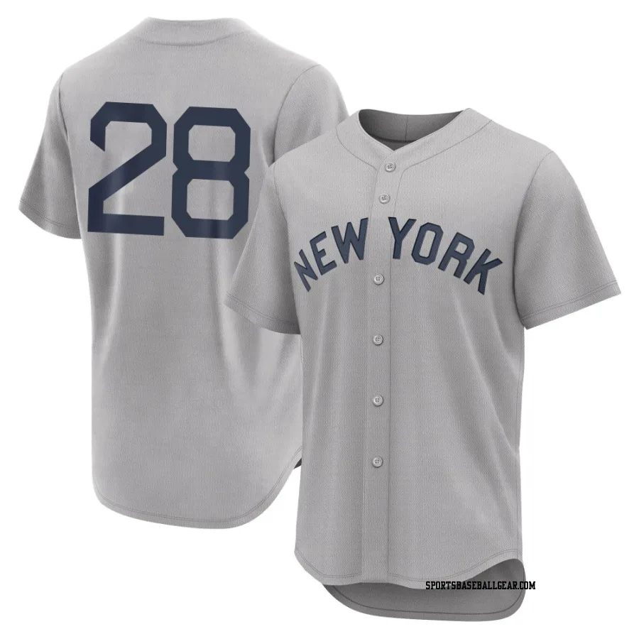 Alex Jackson Men's New York Yankees Gray Authentic 2021 Field of Dreams Jersey