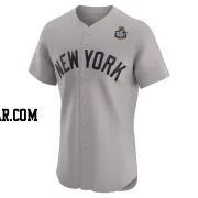 Alex Jackson Men's New York Yankees Gray Elite Road 2024 World Series Jersey