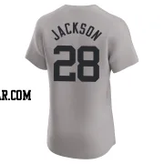 Alex Jackson Men's New York Yankees Gray Elite Road 2024 World Series Jersey