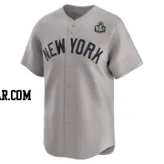 Alex Jackson Men's New York Yankees Gray Limited Away 2024 World Series Jersey