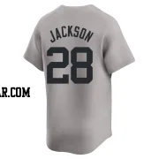 Alex Jackson Men's New York Yankees Gray Limited Away 2024 World Series Jersey