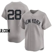 Alex Jackson Men's New York Yankees Gray Limited Away 2nd Jersey