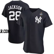 Alex Jackson Men's New York Yankees Navy Authentic Alternate 2024 World Series Jersey