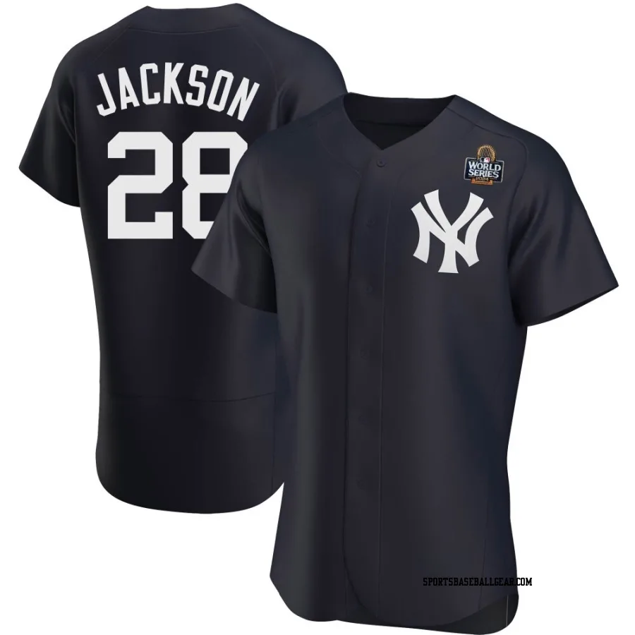 Alex Jackson Men's New York Yankees Navy Authentic Alternate 2024 World Series Jersey