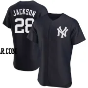 Alex Jackson Men's New York Yankees Navy Authentic Alternate Jersey