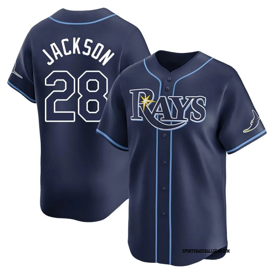 Alex Jackson Men's Tampa Bay Rays Navy Limited Away Jersey