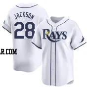 Alex Jackson Men's Tampa Bay Rays White Limited Home Jersey