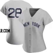 Alex Jackson Women's New York Yankees Gray Authentic 2021 Field of Dreams Jersey