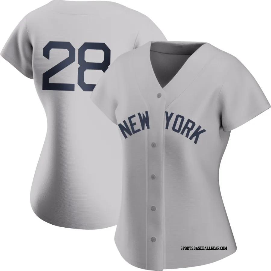 Alex Jackson Women's New York Yankees Gray Replica 2021 Field of Dreams Jersey