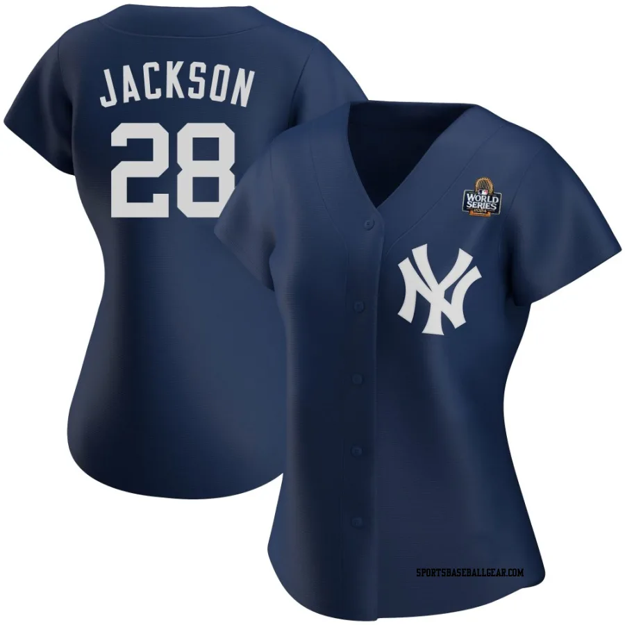 Alex Jackson Women's New York Yankees Navy Authentic Alternate Team 2024 World Series Jersey