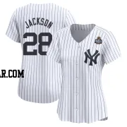 Alex Jackson Women's New York Yankees White Limited Yankee Home 2024 World Series Jersey