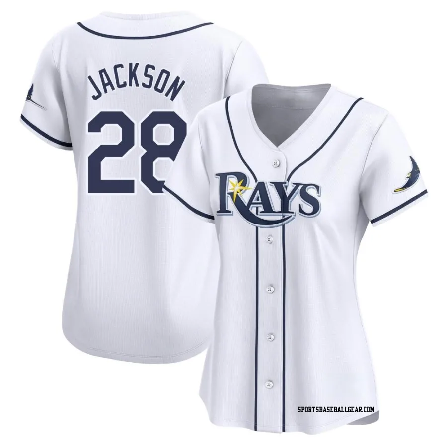 Alex Jackson Women's Tampa Bay Rays White Limited Home Jersey