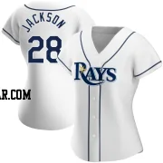 Alex Jackson Women's Tampa Bay Rays White Replica Home Jersey