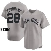 Alex Jackson Youth New York Yankees Gray Limited Away Jersey