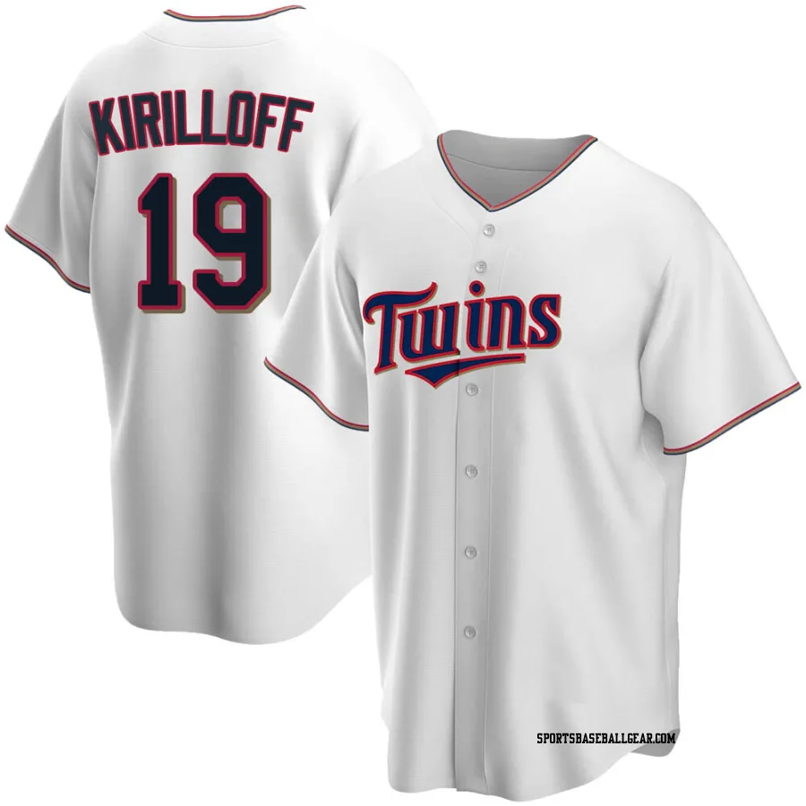 Alex Kirilloff Men's Minnesota Twins White Replica Home Jersey