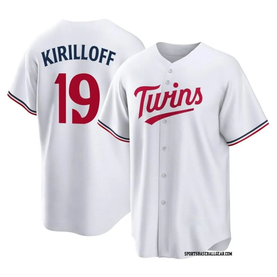 Alex Kirilloff Men's Minnesota Twins White Replica Home Jersey