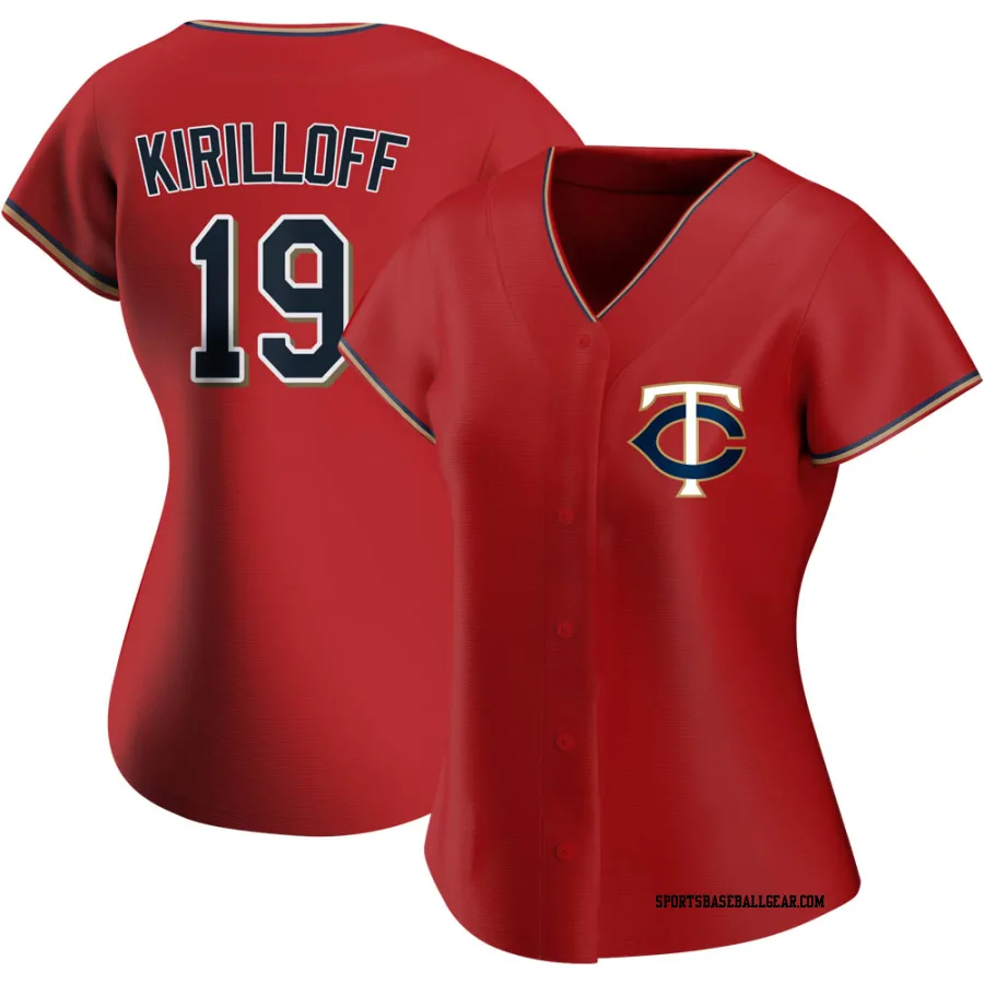 Alex Kirilloff Women's Minnesota Twins Red Authentic Alternate Jersey