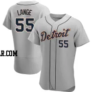 Alex Lange Men's Detroit Tigers Gray Authentic Road Jersey