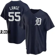 Alex Lange Men's Detroit Tigers Navy Replica Alternate Jersey