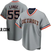 Alex Lange Youth Detroit Tigers Gray Replica Road Cooperstown Collection Jersey