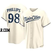 Alex Phillips Men's Minnesota Twins Cream Replica Alternate Jersey