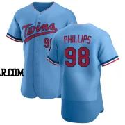 Alex Phillips Men's Minnesota Twins Light Blue Authentic Alternate Jersey