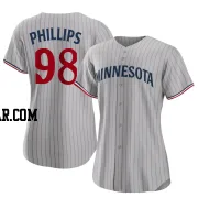 Alex Phillips Women's Minnesota Twins Gray Authentic Road Jersey