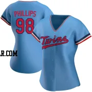 Alex Phillips Women's Minnesota Twins Light Blue Authentic Alternate Jersey