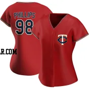 Alex Phillips Women's Minnesota Twins Red Authentic Alternate Jersey