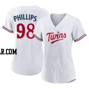 Alex Phillips Women's Minnesota Twins White Authentic Home Jersey