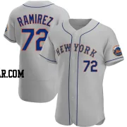 Alex Ramirez Men's New York Mets Gray Authentic Road Jersey