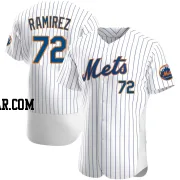 Alex Ramirez Men's New York Mets White Authentic Home Jersey