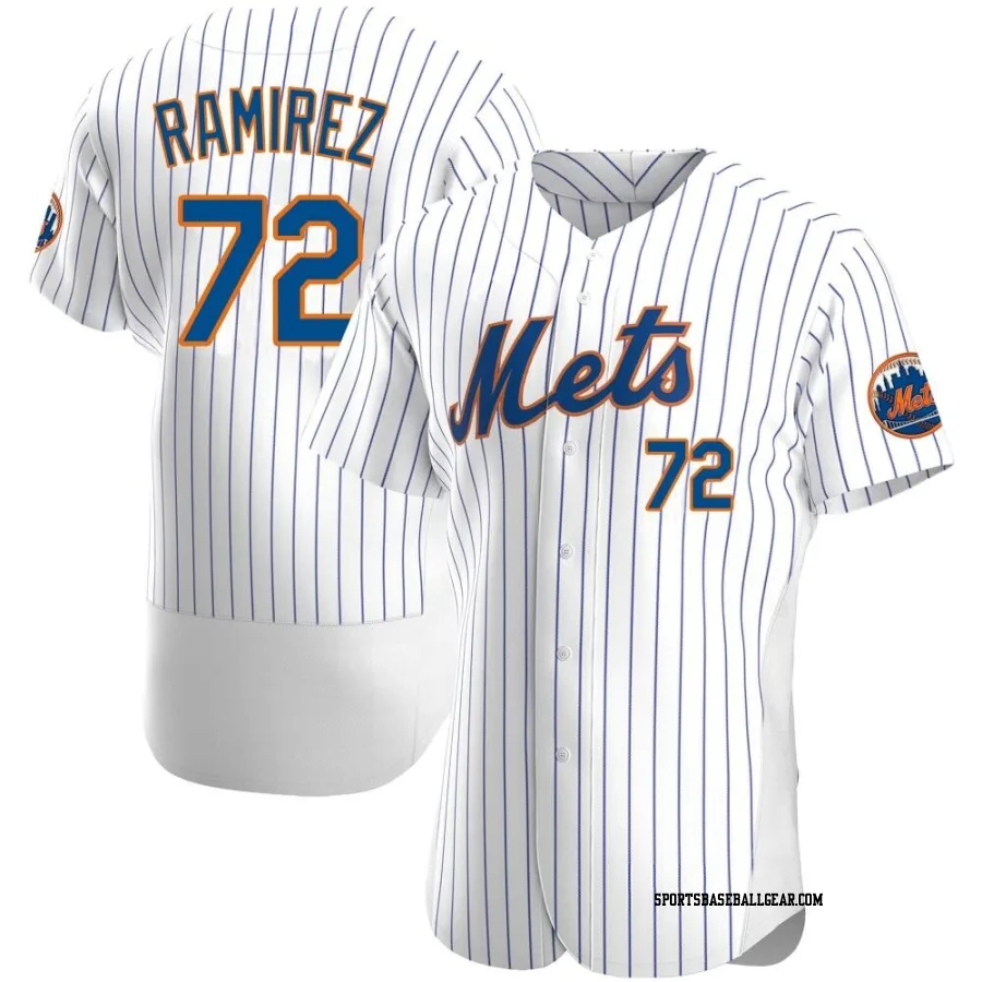 Alex Ramirez Men's New York Mets White Authentic Home Jersey