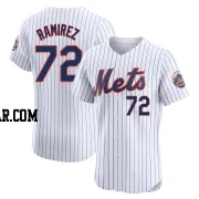 Alex Ramirez Men's New York Mets White Elite Home Jersey