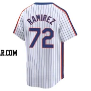 Alex Ramirez Men's New York Mets White Limited Cooperstown Collection Jersey