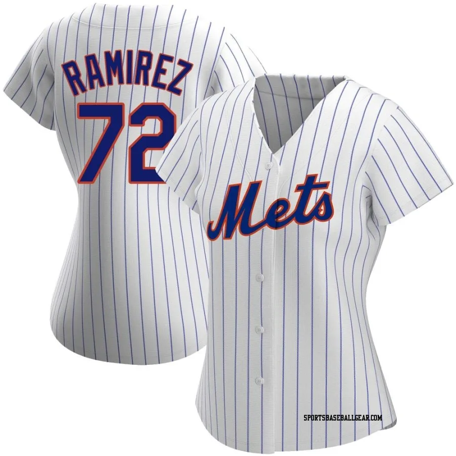 Alex Ramirez Women's New York Mets White Authentic Home Jersey