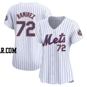 Alex Ramirez Women's New York Mets White Limited Home Jersey