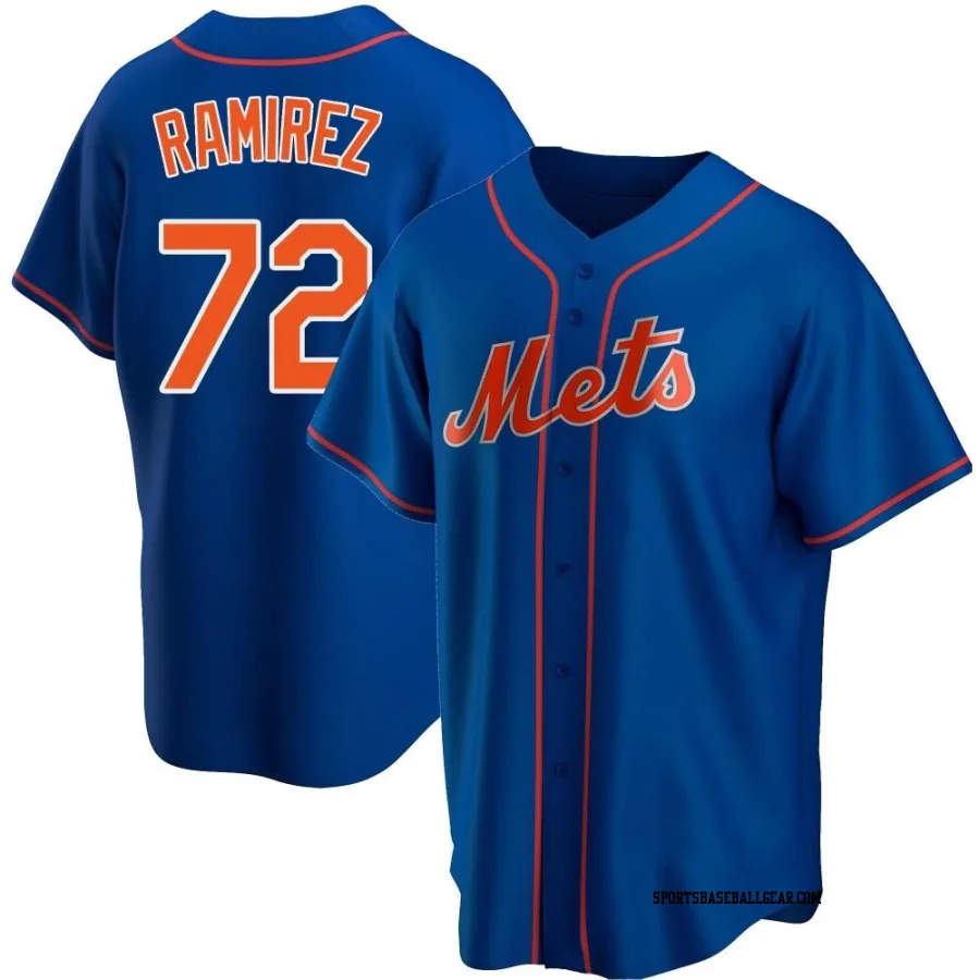 Alex Ramirez Youth New York Mets Royal Replica Alternate Jersey