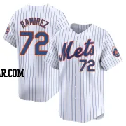 Alex Ramirez Youth New York Mets White Limited Home Jersey