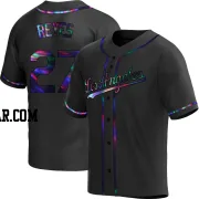 Alex Reyes Men's Los Angeles Dodgers Black Holographic Replica Alternate Jersey