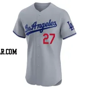 Alex Reyes Men's Los Angeles Dodgers Gray Elite Road Jersey